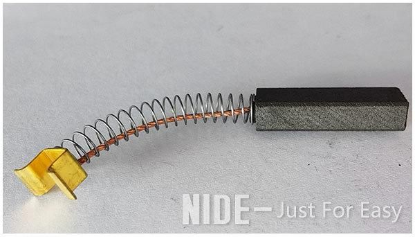 Customized Vacuum Cleaner Motor Armature Spring Carbon Brush 4*10*18mm