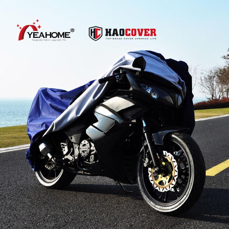 Premium Quality Outdoor Motorcycle Cover Fleece Bonded Waterproof Anti-UV Bike Cover