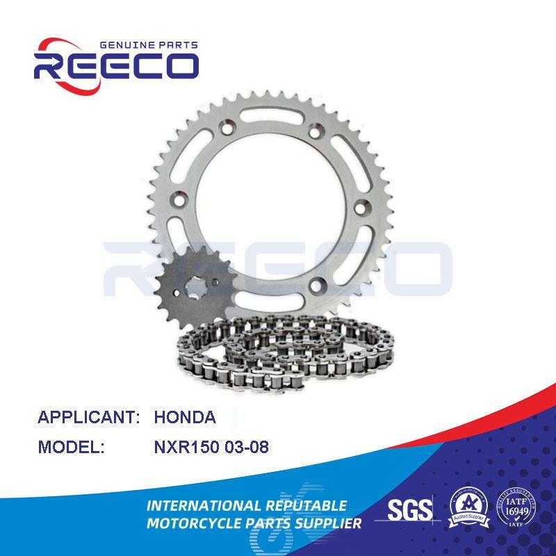 Reeco OE Quality Motorcycle Sprocket Kit for Honda Nxr150 03-08
