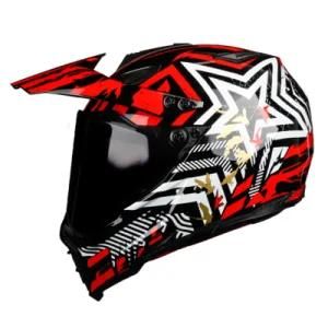 DOT/CE ABS Impact Resistance Full Face Motorcycle Helmet off-Road Type