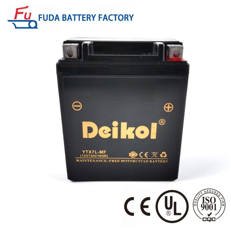 Deikol Ytx7l/Cbr Lead-Acid Motorcycle Battery