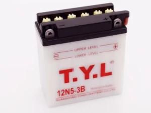 12n5-3b 12V5ah Dry-Charged Conventional Lead-Acid Motorcyble Battery