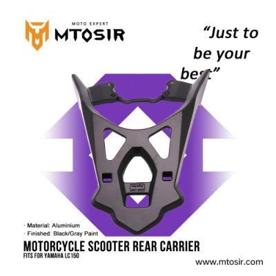 Mtosir Motorcycle Scooter Rear Carrier for Model YAMAHA LC150 Black/Gray Paint High Quality Professional Rear Carrier