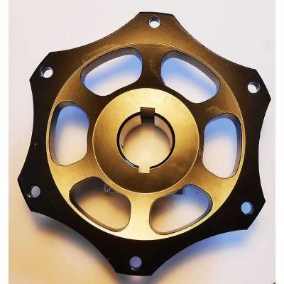 OEM Design Silver Anodized 6061 Billet Aluminum Durablue Sprocket Hubs