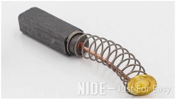 China Power Tools Copper Carbon Graphite Brush for Electric Angle Grinder Motor