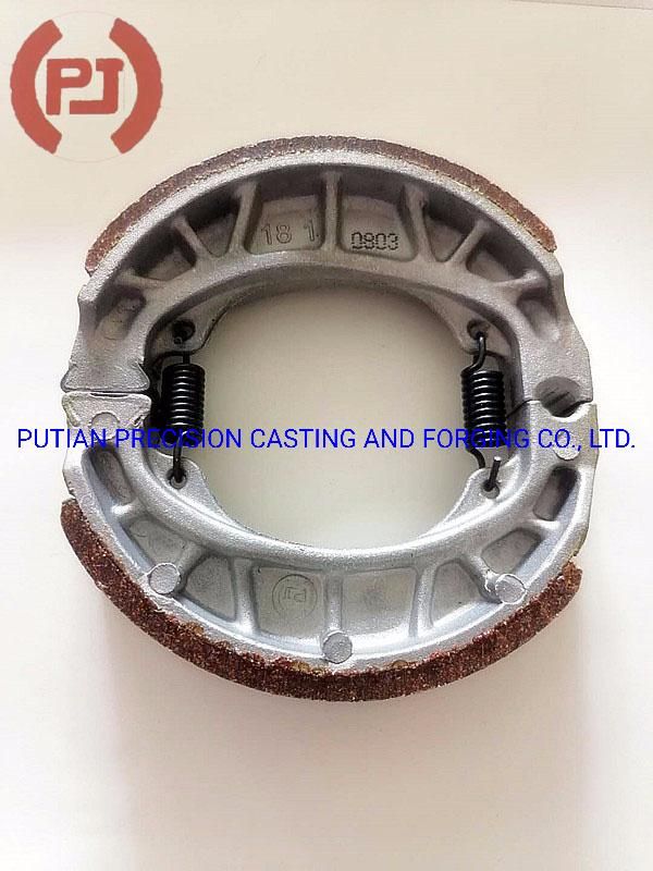 High Quality, High Wear Resistance, No Nosise Motorcycle Brake Shoes Parts, Asbestos or Asbestos Free