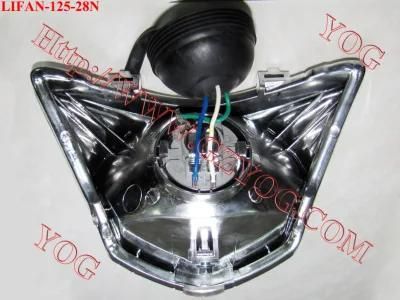 Motorcycle Parts of Jh125L Head-Lamp Assy for Jialing Zongsheg Lifan Loncin Dayun 125cc 150cc 200cc 250cc