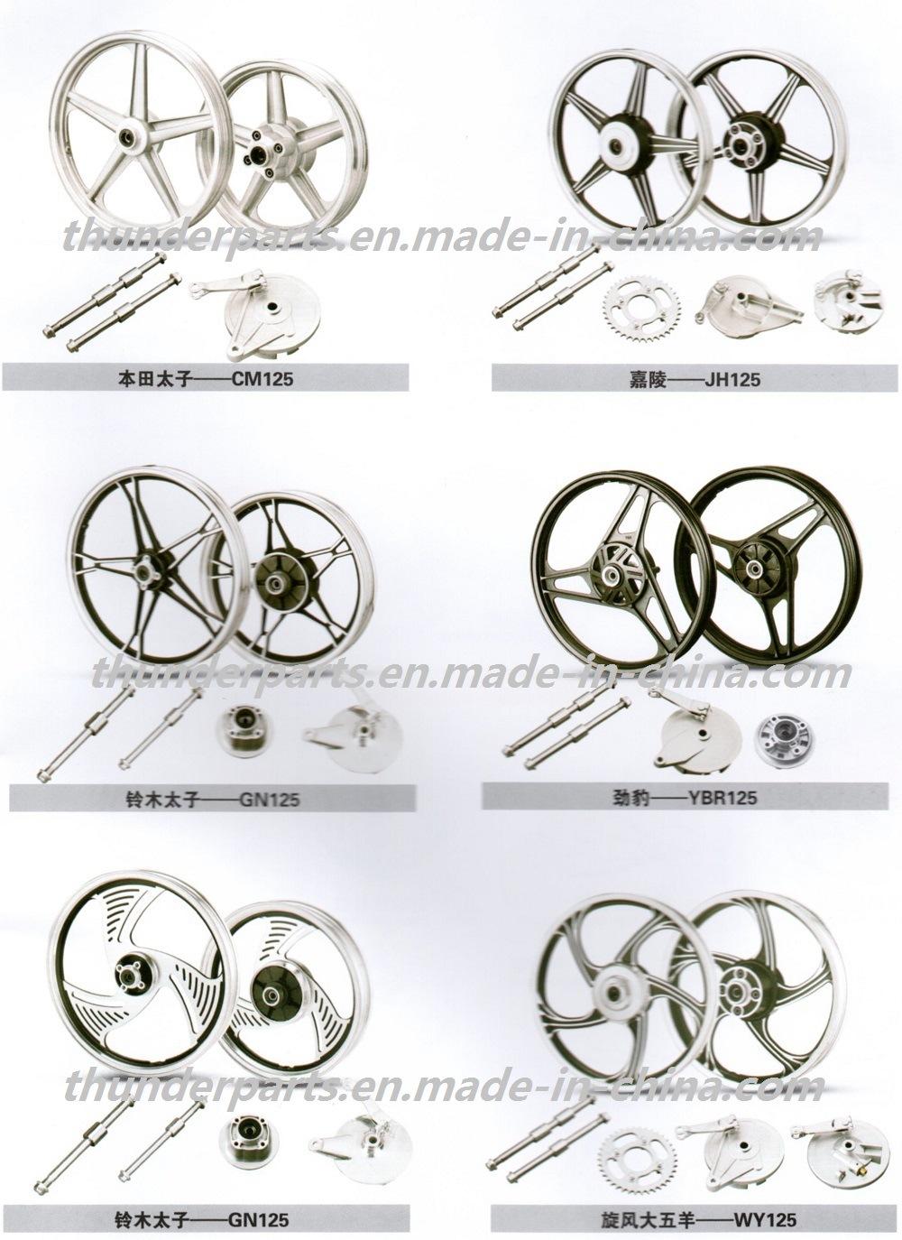 High Quality Motorcycle Aluminum Rim Complete Alloy Wheel for Gy6125 3.5-13