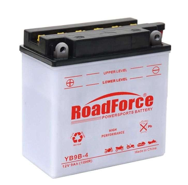 Yb9b-4 12V 9ah Dry Cell Motorcycle Battery Replace 12n9-4b