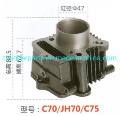 Motorcycle Cylinder Block Kit for C70/Jh70/C75 47mm