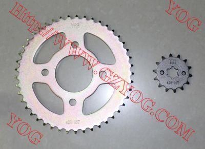 Motorcycle Part Sprocket Set for Bajaj Discover/Pulsar/Bm100/Bm150 Tvsapache160 Gxt200 Bajajbm150