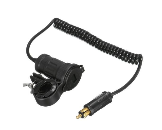 Motorcycle DIN Hella LED Digital Voltmeter Dual USB Charger for BMW