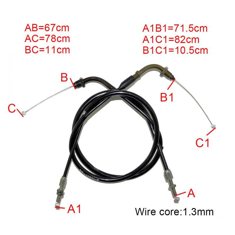 Motorcycle Parts Accessories Throttle Cable for Honda Cbr600rr Cbr1000rr
