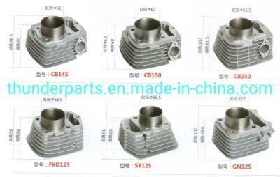 Motorcycle Engine Spare Parts for CB145/CB150/CB250/Fxd125/Sy125/Gn125/61mm/62mm/65.5mm/56.5mm/57mm