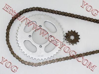 Motorcycle Chain Sprocket Kit Chain System Wy125 Ax100 Ybr125