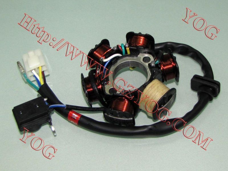 Yog Motorcycle Spare Parts Engine Coil Stator for Gn125, Ybr125, Cg125