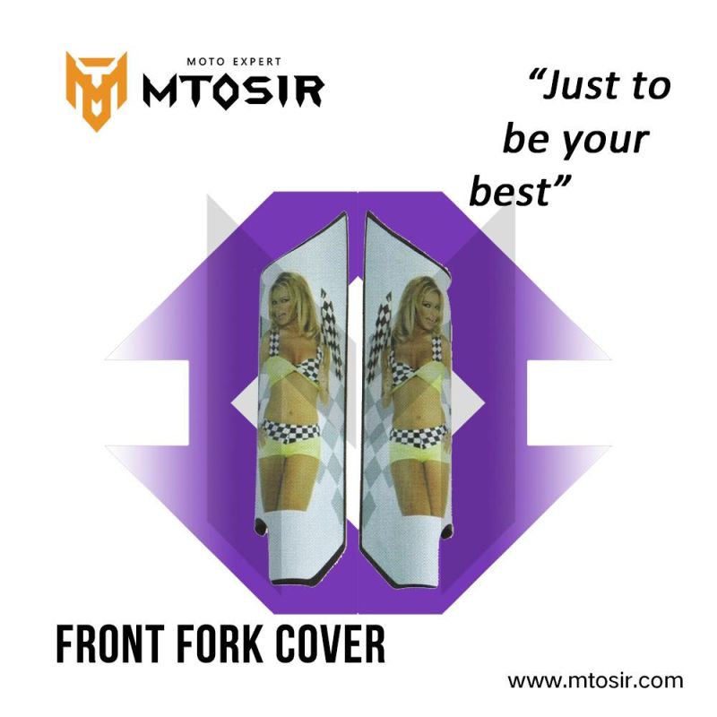 Mtosir High Quality Motorcycle Front Fork Cover Fit for Universal Scooter Motorcycle Accessories Dust Cover Protector Honda YAMAHA Monster Suzuki Design