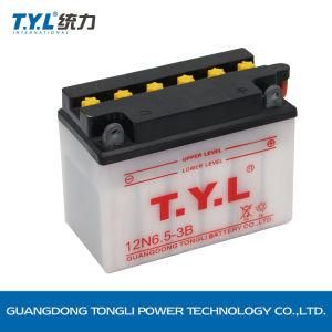 12n6.5-3b 12V6.5ah White Color Water Motorcycle Battery