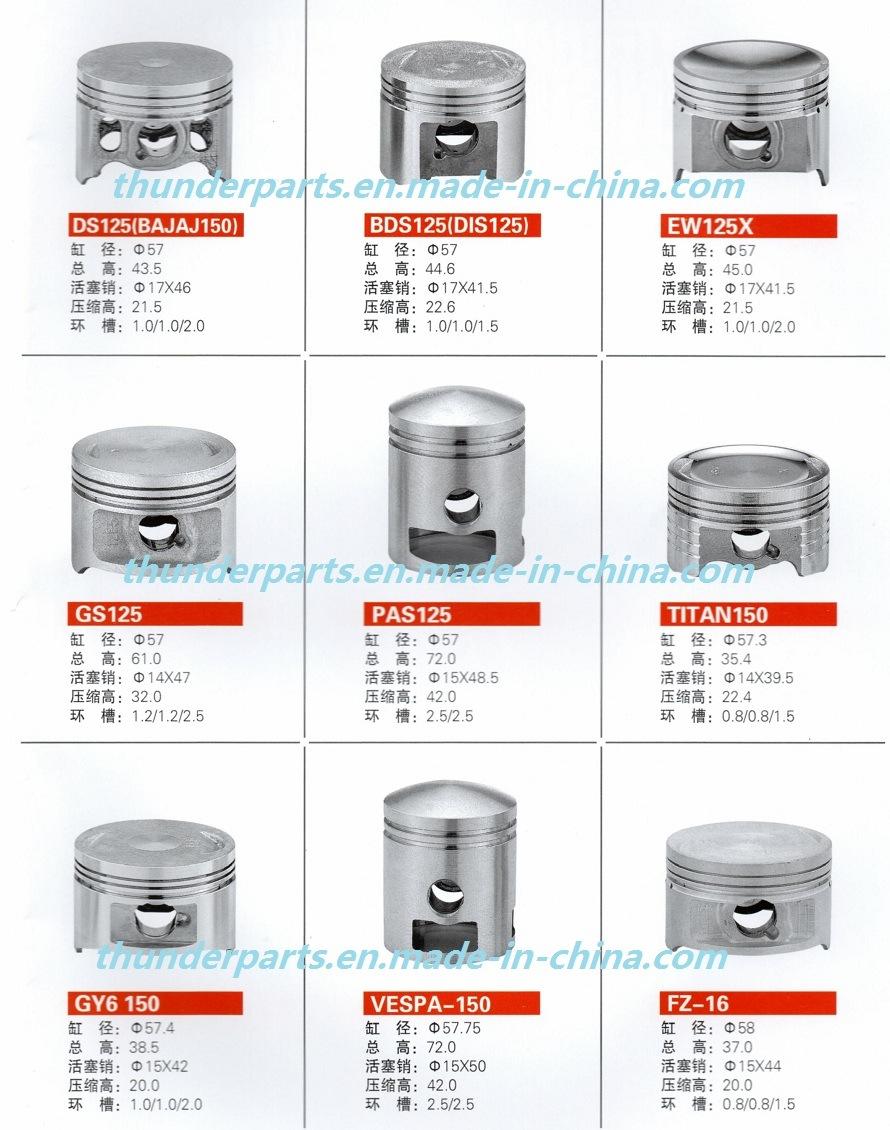 Motorcycle Engine Parts Piston Kit Sets for Honda/Suzuki/YAMAHA/Bajaj Motorcycles