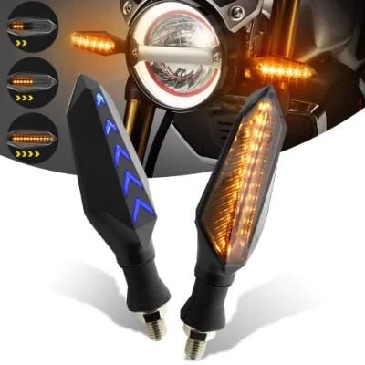 Motorcycle Turn Signals Tail Light LED Flowing Water Flashing Blinker Brake Light