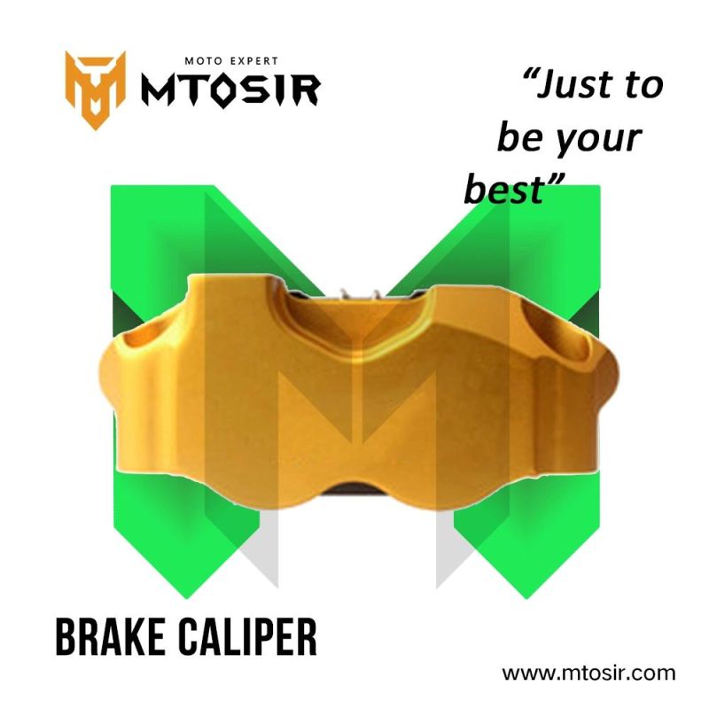 Mtosir High Quality Brake Caliper Motorcycle Accessories Fit for Ybr, Honda, Suzuki, Bajaj Red Gold Silver Aluminium Motorcycle Spare Parts