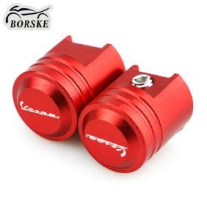 Motorcycle Wheel Valve Stem Cap CNC Refitted Scooter Tyre Tire Valve Core Caps Dust Cover for Vespa Part