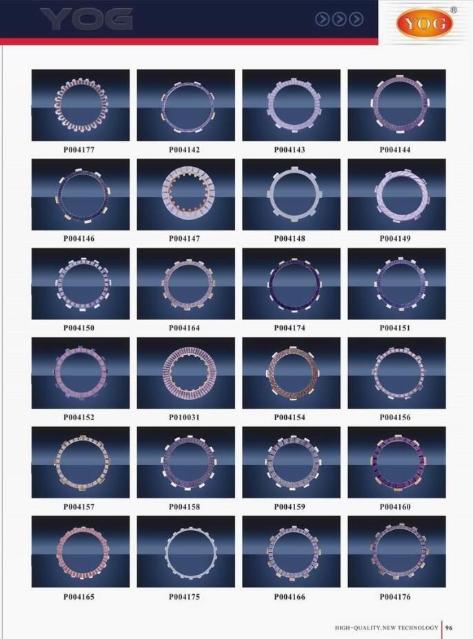 Motorcycle Clutch Plate Friction Plate Clutch Fiber Disco De Friccion Bajaj Boxer Cg150 Tvs Star