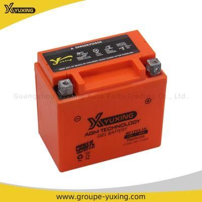 Yuxing Motorcycle Spare Parts Maintenance-Free Mf12V5-1A 12V5ah Motorcycle Battery for Motorbike