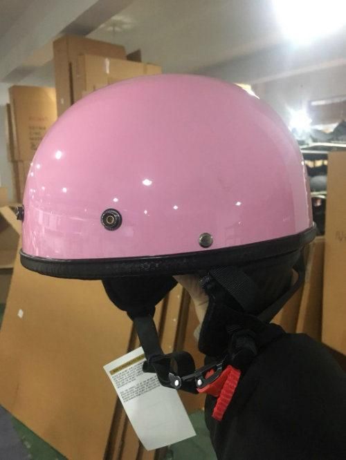 High Quality Hally Half Face Helmet for Woman Use. Nice Pink Color