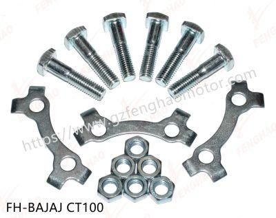 Top Quality Motorcycle Part Sprocket Screw Bajaj CT100/Haojiang Hj150