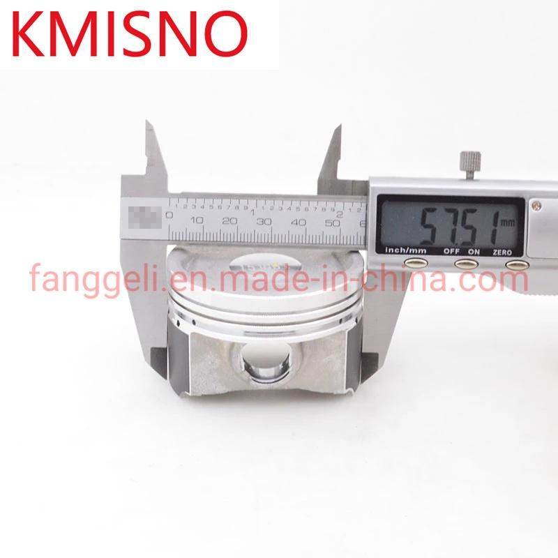 Motorcycle 57.5 mm Piston 15 mm Pin Ring Set Kit Assembly for Suzuki An150 QS150t QS150t-a 150cc engine Spare Parts