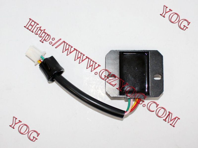 Yog Motorcycle Spare Parts Voltage Rectifier 6V 1 Alambre Eco-100 Ax100