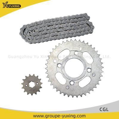 Motorcycle Spare Parts Accessories Sprocket and Chain Kit for Cgl