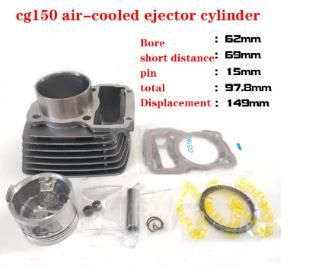 Sk-Ck171 Cg150 Motorcycle Accessories Cylinder Kit Piston 62mm Engine Parts Cylinder Kit
