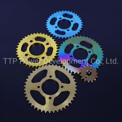 Aluminium Motorcycle Parts Motorcycle Colorful Rear Sprockets