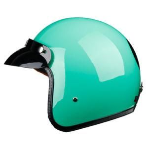 DOT/CE Approved ABS Half Face Motorcycle Helmet Green OEM Wholesales