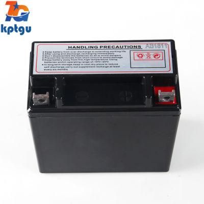 12n5-12V5ah AGM Rechargeable Lead Acid Motorcycle Battery with Extreme Vibration Resistance
