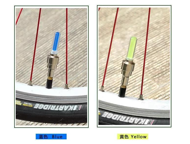 Bike Hot Wheels Bicycle Accessories Glow Stick-Shaped Wheel Tire Light