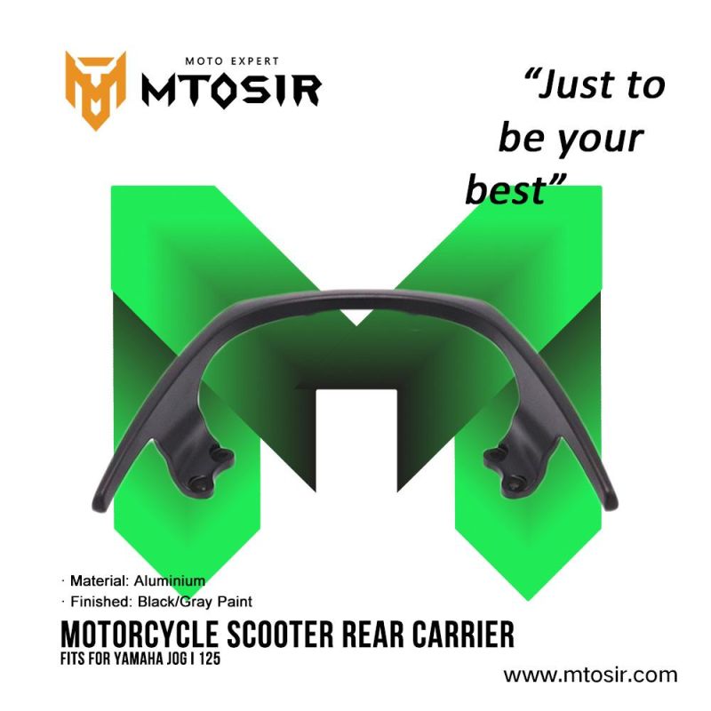 Mtosir Motorcycle Scooter YAMAHA Jogi125 Rear Carrier Black/Gray Paint High Quality Professional Rear Carrier