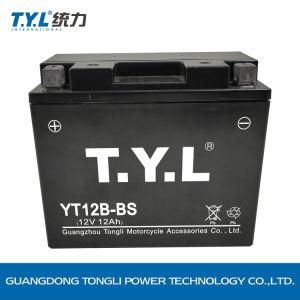 Yt12b-BS 12V10ah Maintenance Free Lead Acid Motorcycle Battery with Factory Price Motorcycle Parts