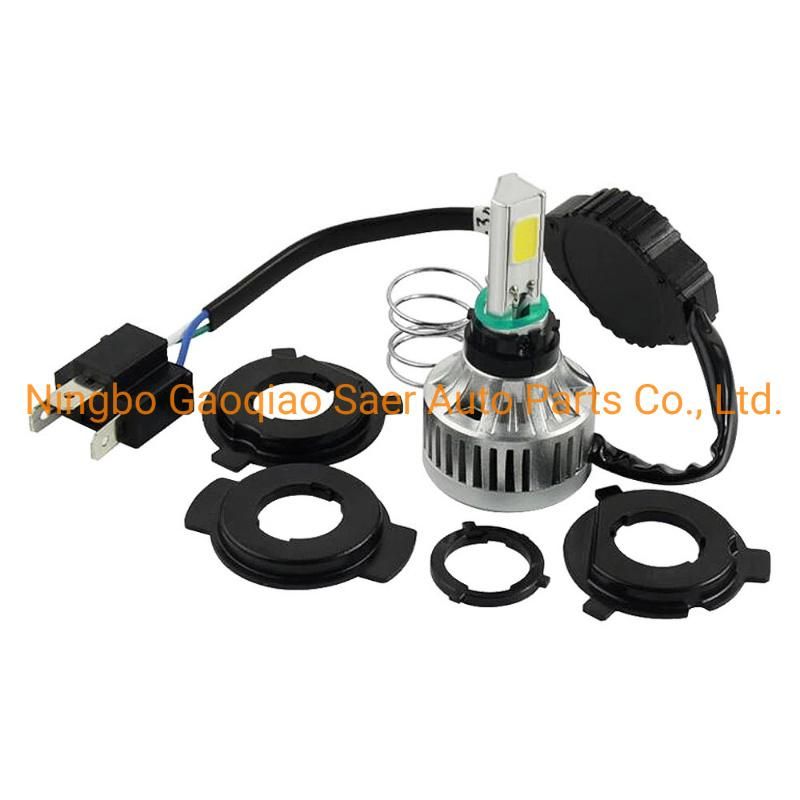 LED Headlamp Bulb for Motorcycle Wheel Lights with Fan 35W