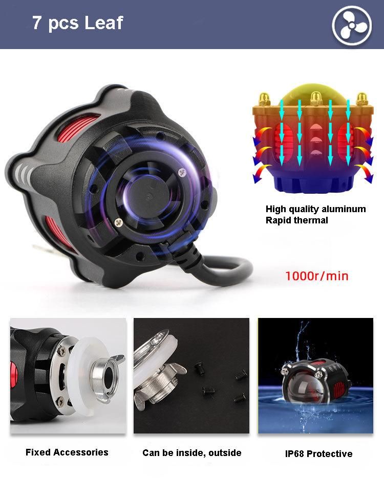 Dual Color Plate K4LED Laser Beam Bba Lens Headlight High Beam Gun Auto Beam Laser Motorcycle High Beam Lamp