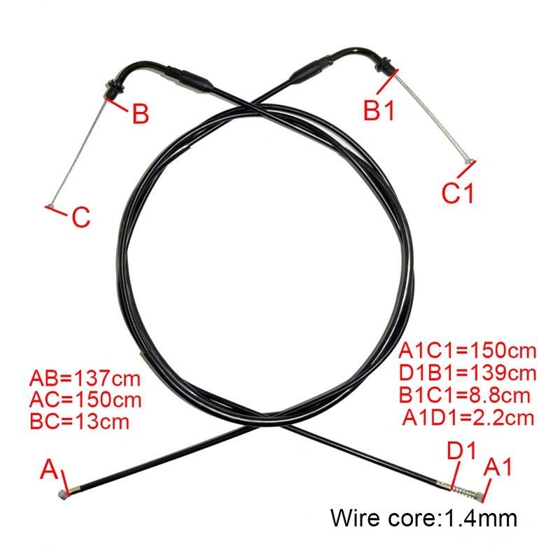 Motorcycle Parts Throttle Cable for Harley Davidsion Sportster XL883 XL1200