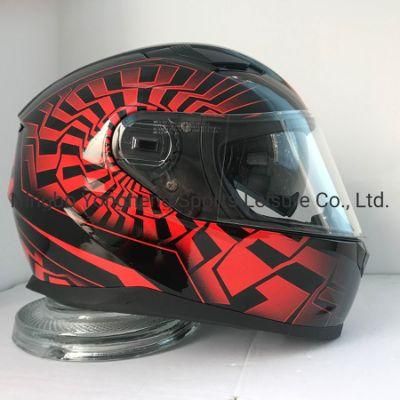 New Graphic ABS Motorcycle Helmet with DOT Certification