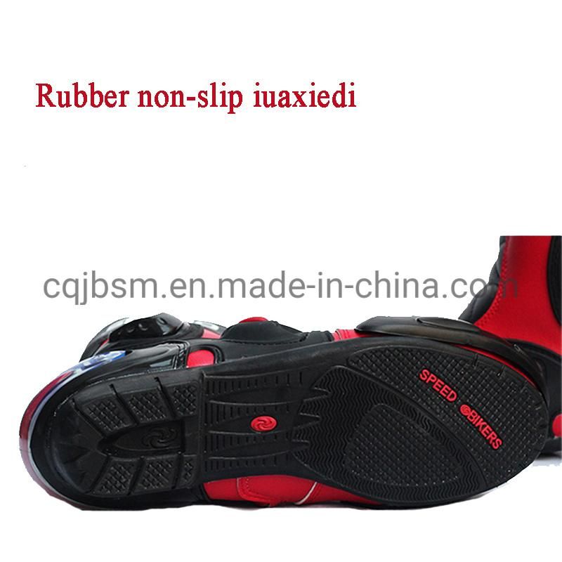 Cqjb Motorcycle Engine Spare Parts Speed Racing Shoes MID-Length Motorcycle Boots Racing Boots Motorcycle Shoes Motorcycle Shoes