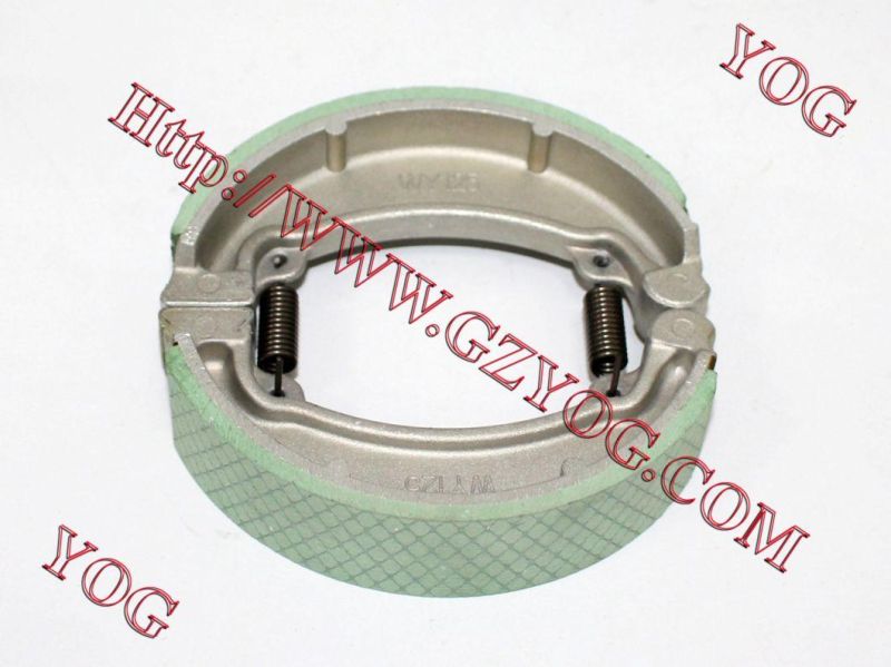 Yog Motorcycle Spare Parts Brake Shoes for Gn125, Ybr125, Cbf125