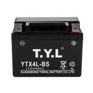 Hot Sell 12V 4ah Mf Maintenance Free Sealed Lead Acid Battery for Motorcycle Starting