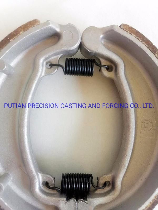 High Quality, High Wear Resistance, No Nosise Motorcycle Brake Shoes Parts, Asbestos or Asbestos Free -----Gbt125