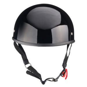 OEM ABS Half Face Motorcycle Halley Helmet Wholesales Gloss Black