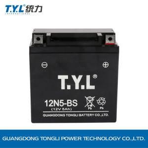 12n5-BS 12V 5ah Mf Maintenance Free Sealed Lead Acid Battery for Motorcycle Starting OEM